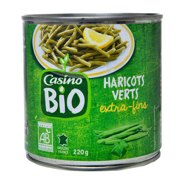 Casino Organic Extra Fine Green Beans 400 g