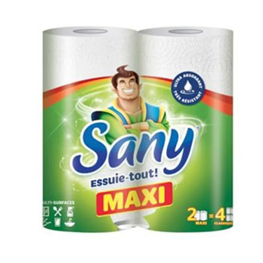 2 Sany Maxi Multi-Surface Towels