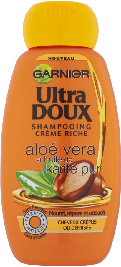 Shampooing Crème Riche Aloé Vera Huile de Karité Ultra Doux 250ml