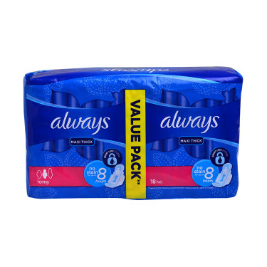 16 Maxi Thick Long Always Sanitary Pads