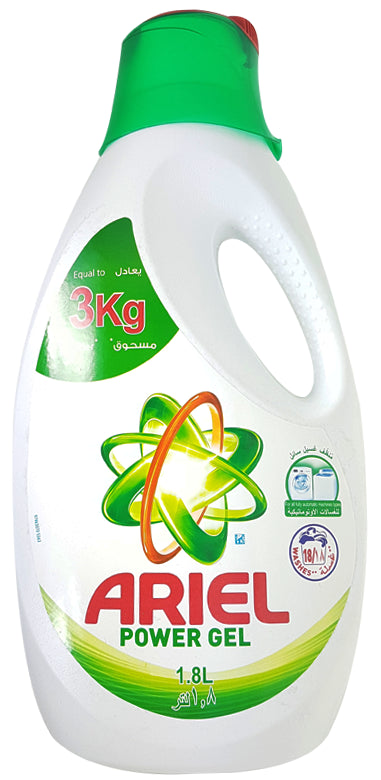 Ariel Power Gel Liquid Laundry Detergent 1.8l