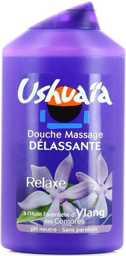 Douche Massage à l'Huile Essentielle d'YLANG des Comores Ushuaïa 250ml