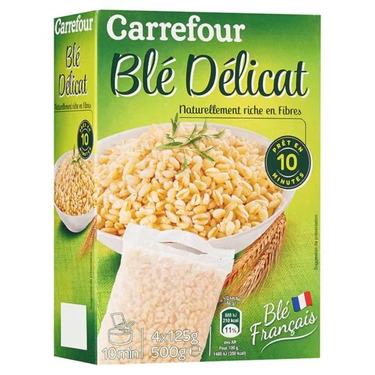 Blé Précuit 10 Minutes Carrefour 500 g