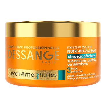 Masque Fondant Nutri-Régénérant Extrême 3 huiles Jacque Dessange 250 ml