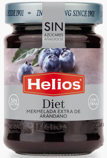 Helios No Added Sugar Blueberry Jam 280g
