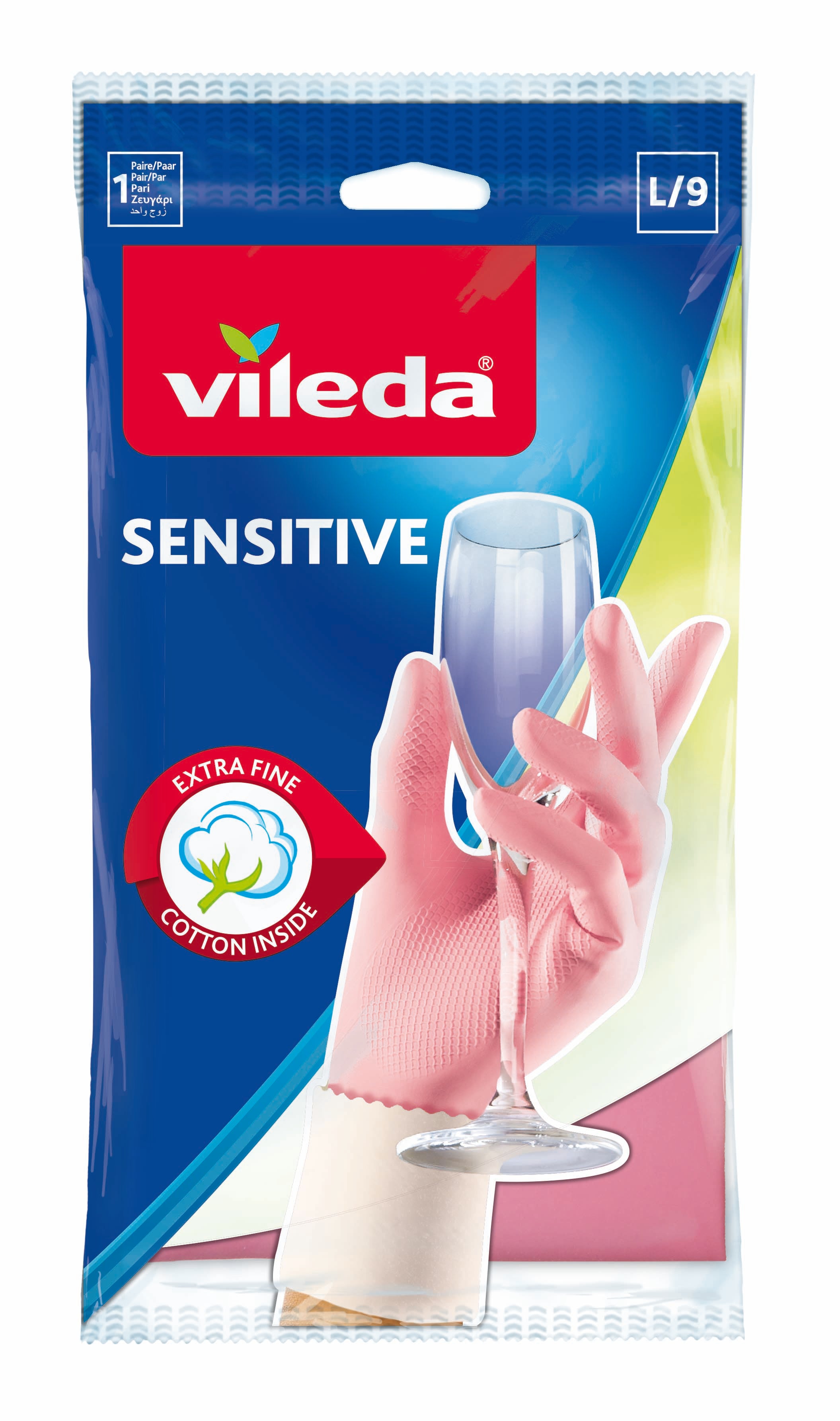 Sensitive Latex Glove Size L Vileda 