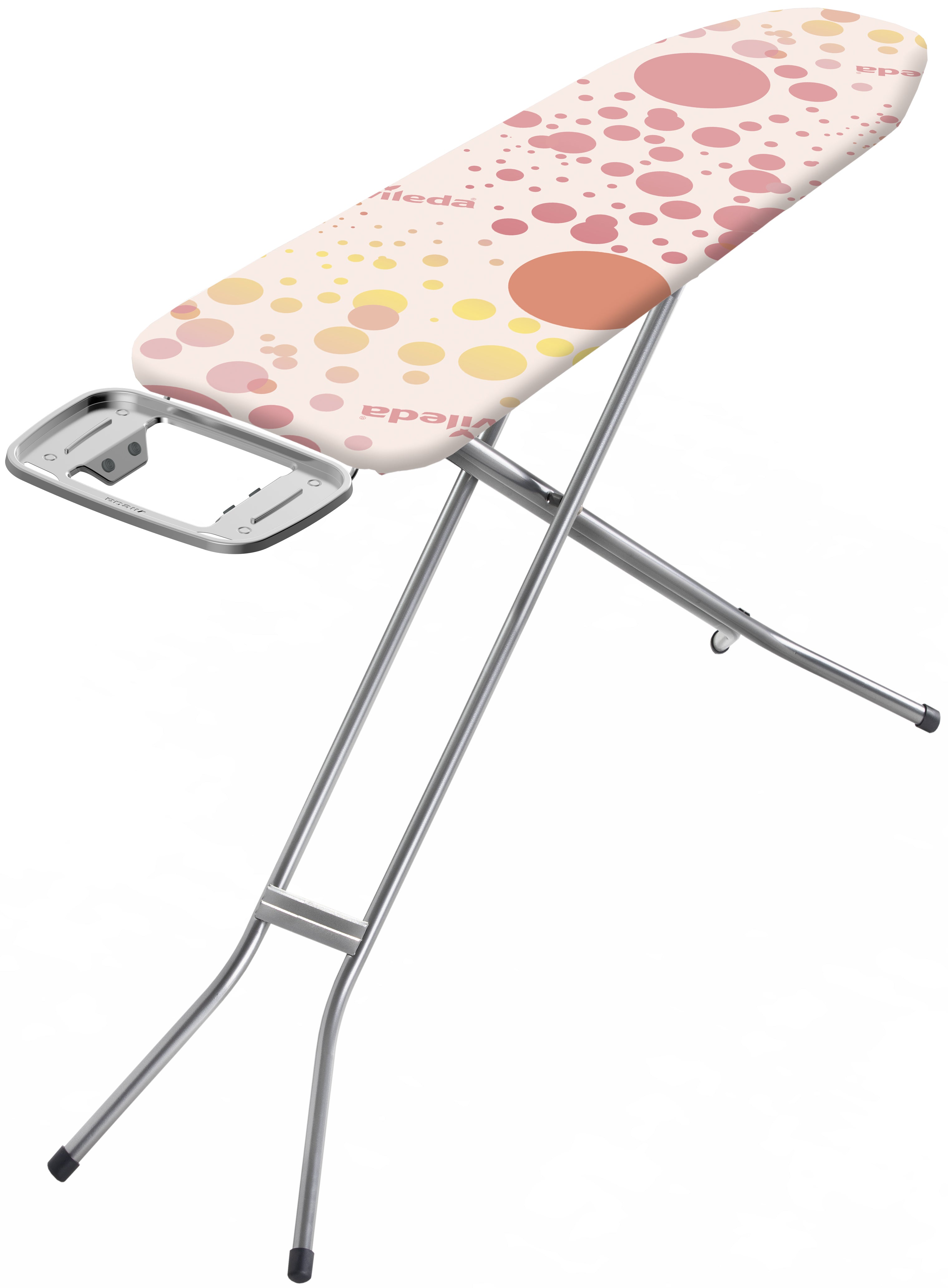Ultra-steam permeable and practical Smart Ironing Board 114x34cm Pink Vileda