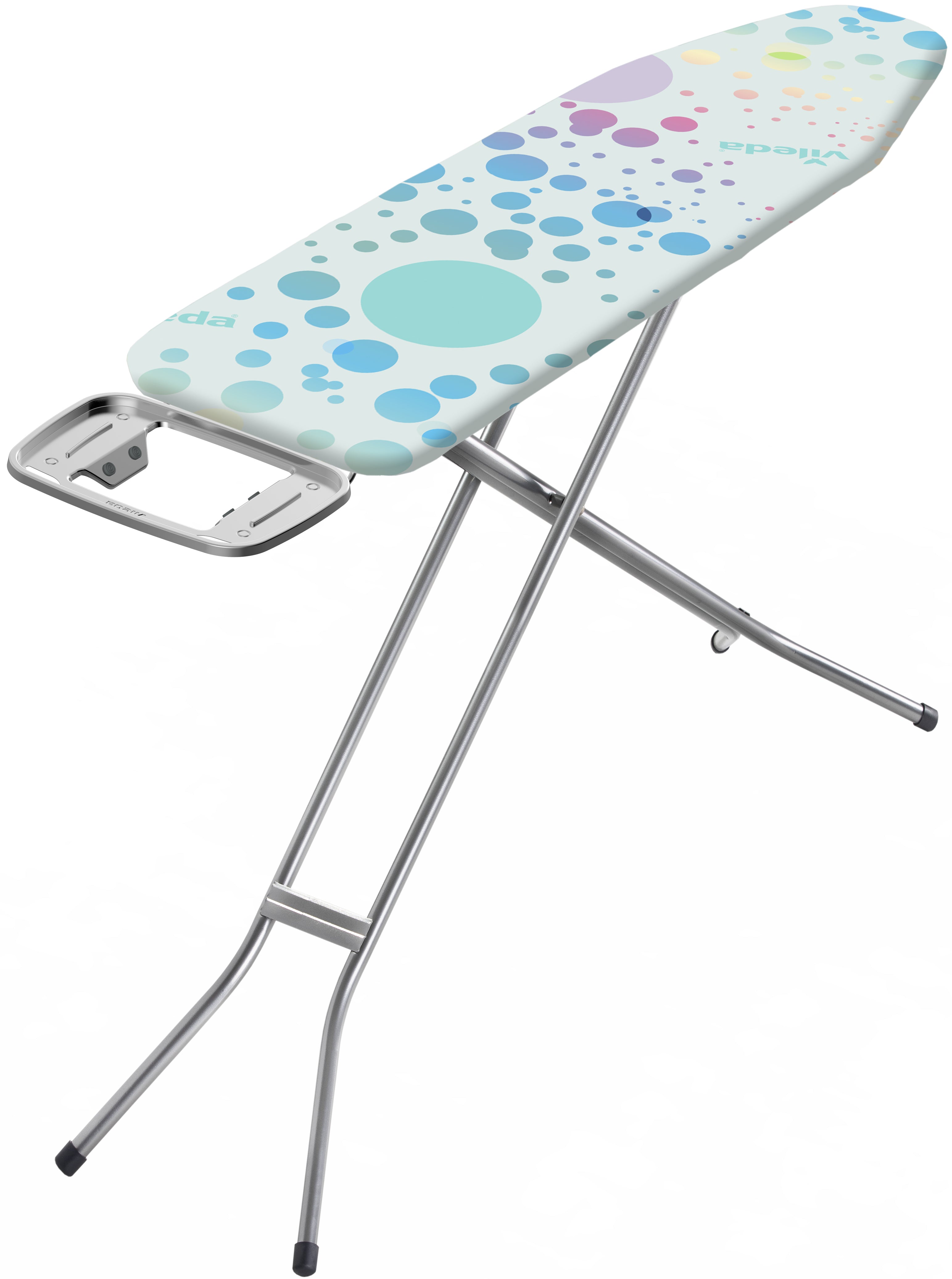 Ultra-steam permeable and practical Smart Ironing Board Blue 120x38cm Vileda