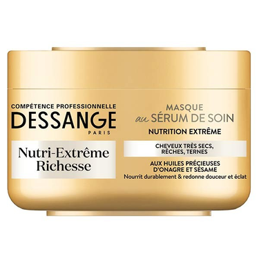 Masque Concentré de Nutrition Pour Cheveux Rêches Jacque Dessange  250ml