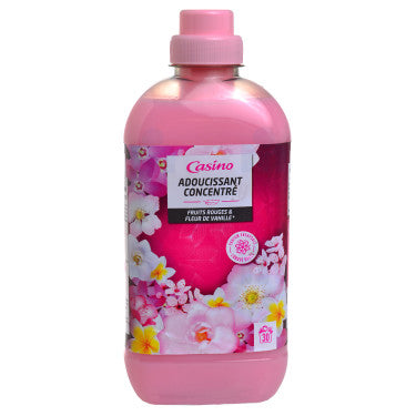 Adoucissant Concentré Fruits Rouges et Fleur de Vanille Casino  750 ml