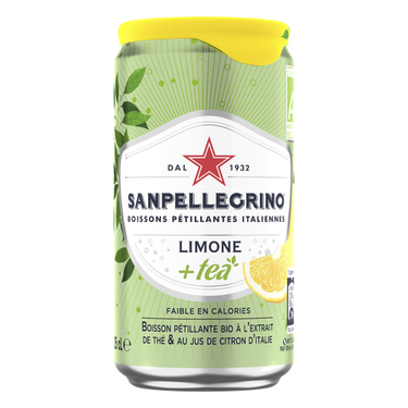 Soft Drink Flavored with Tea Extract and Organic Italian Lemon Juice San Pellegrino 25 cl