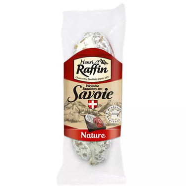Henri Raffin Savoy Pure Natural Pork Dry Sausage 200 g