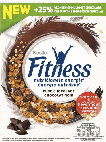 Cereales con chocolate negro nestle fitness 375g