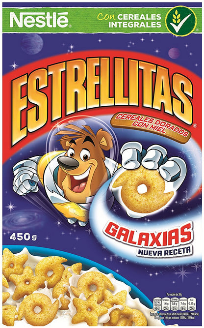 Golden Cereals with Honey Estrellitas 450g