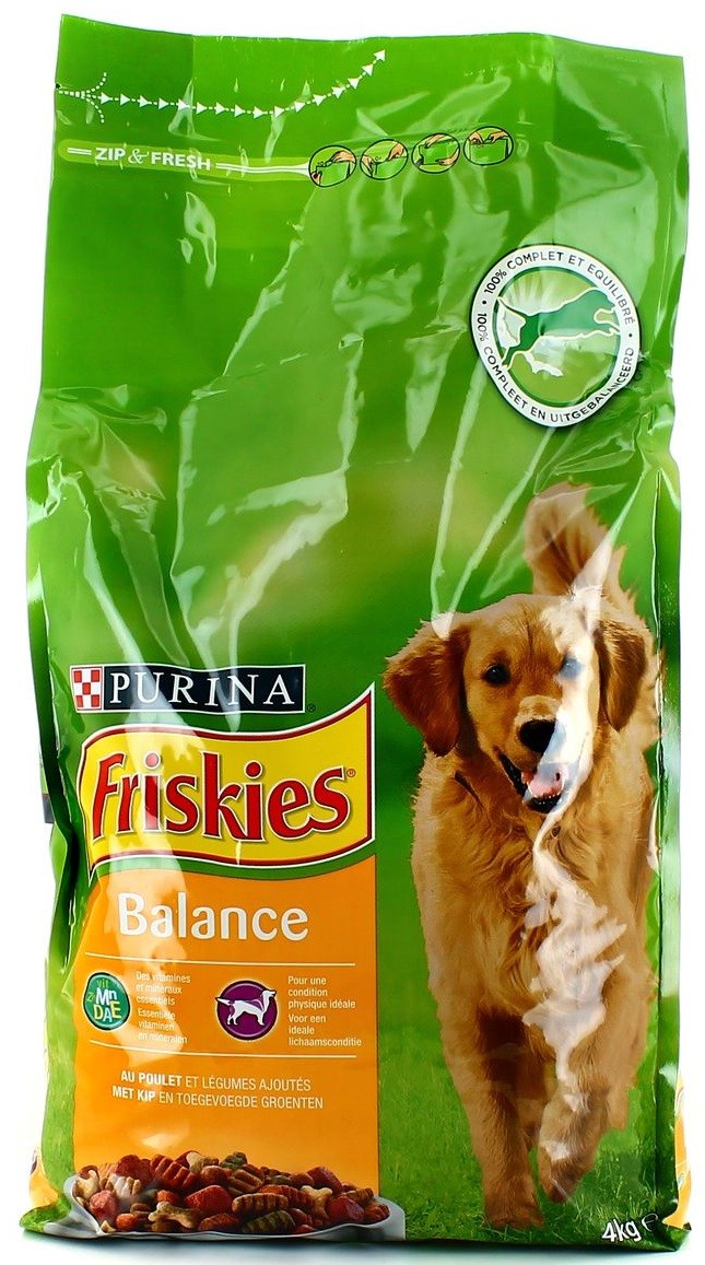 Friskies Dog Balance Chicken Vegetables 4kg