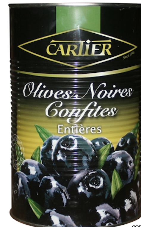 OLIVES NOIRES Confites Entières 1/2  CARTIER