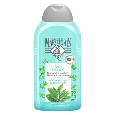 Shampooing Infusion Détox Thym et Thé Vert Bio Le Petit Marseillais  250ml