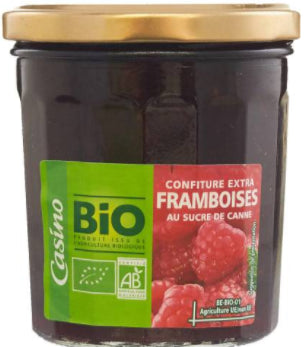 Extra Raspberry Jam with Organic Cane Sugar Casino 360g