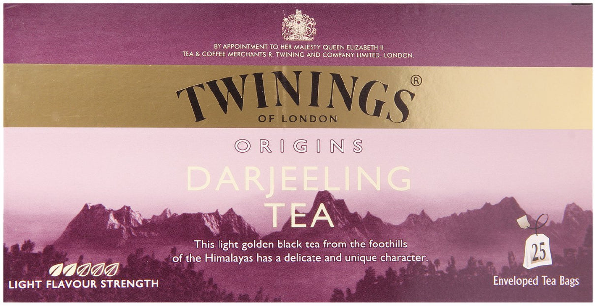 Twinings of London Pure Darjeeling Tea 25 Sachets