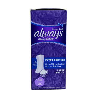 16 Extra Protect Large Panty Liners Always