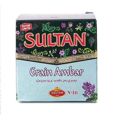 Green Tea in Grains oregano Sultan Ambar 150g