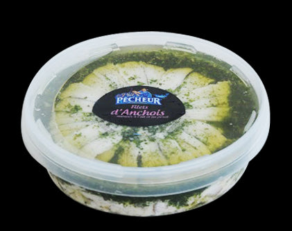 Marinated Anchovies with Garlic and Parsley Le PTIT PECHEUR 180g