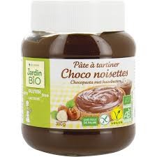Organic gluten-free chocolate hazelnut spread JARDIN BIO Léa Nature 350g