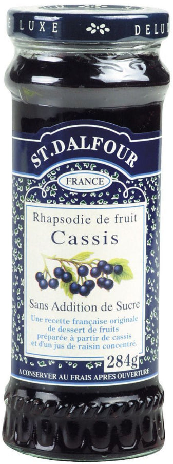 Confiture Cassis Sans Sucre Ajoutés St Dalfour 284g