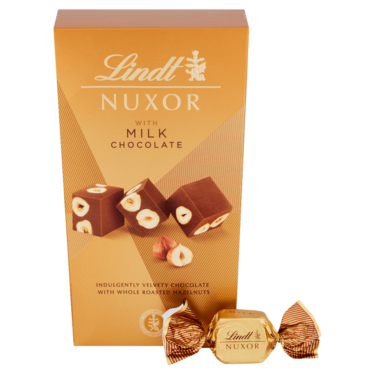 Bonbons aux Noisettes Torréfiées et au Chocolat au Lait Lindt Nuxor  165 g