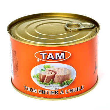 Whole Tuna in Vegetable Oil Tam 400 g