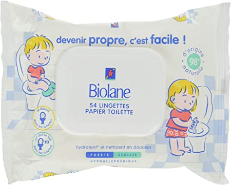 BIOLANE toilet paper wipes x54