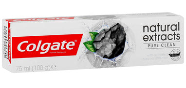 Colgate Activated Charcoal &amp; Mint Toothpaste Natural Extracts 75ml
