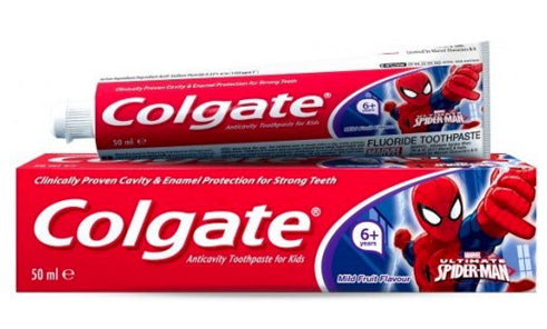 Toothpaste For Kids 6+ Spiderman Colgate 50ml