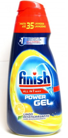 Power Gel Lemon Finish Concentrated Dishwasher Detergent (35 Washes) 0.7L