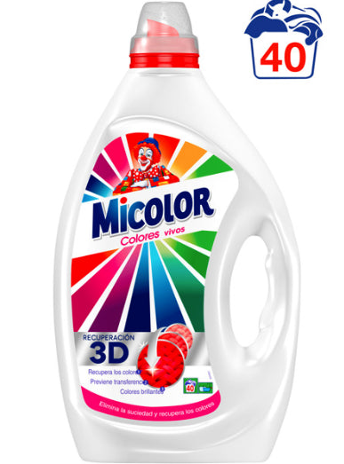 Micolor Vivid Color Gel Detergent (40 Washes) 2L