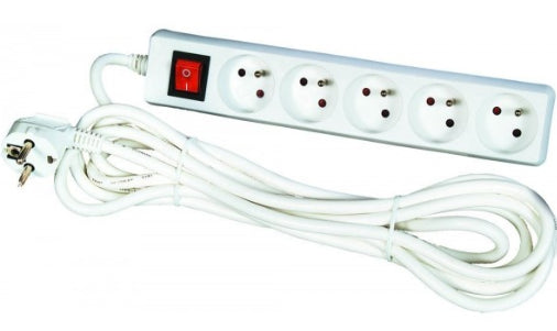 Power Strip 5 Sockets With Switch 1.5m Ingelec