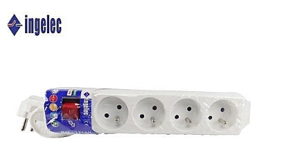 Power Strip 4 Outlets With Ingelec Switch
