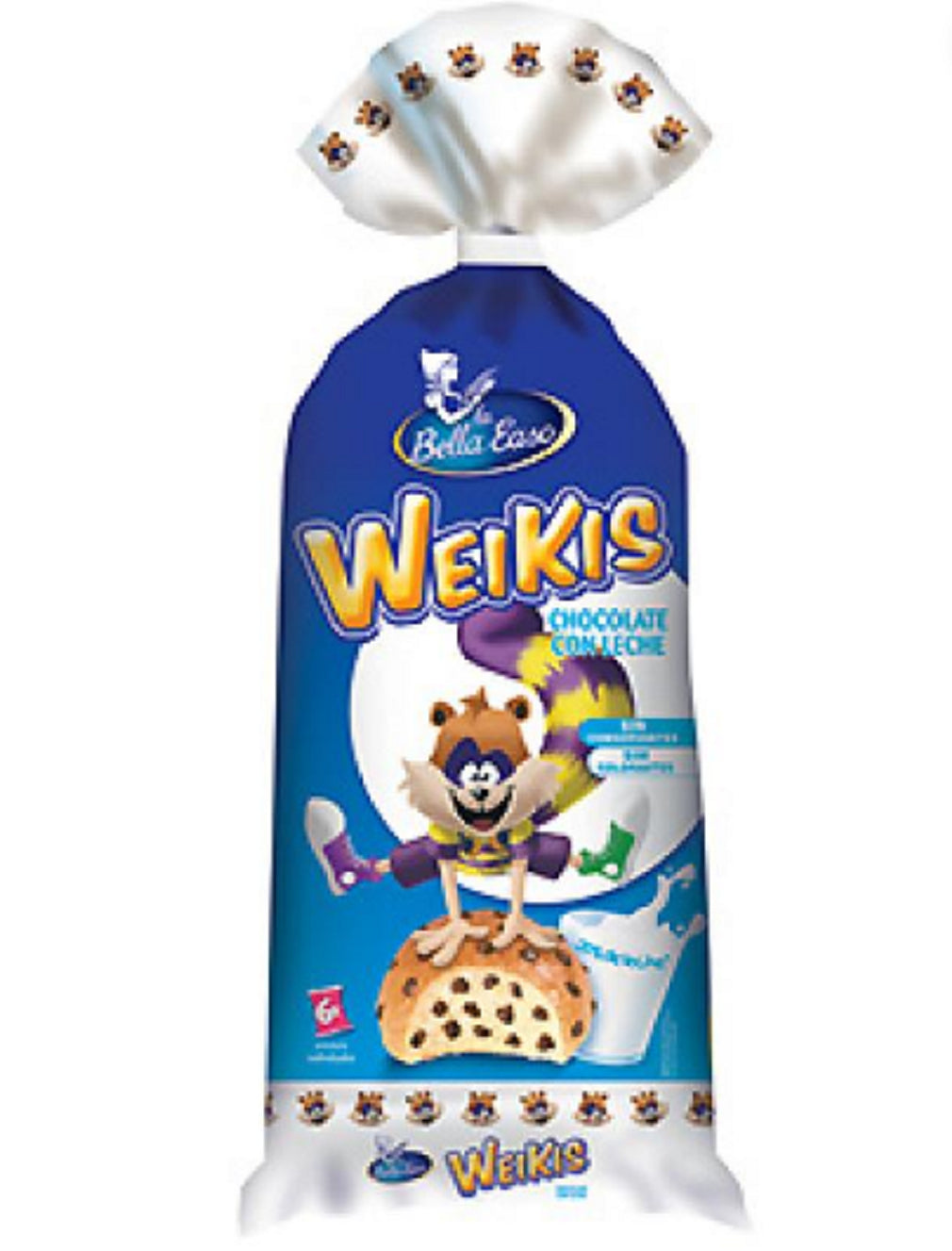 Weikis Milk Chocolate Chips 5 Cereals Bimbo 240 g