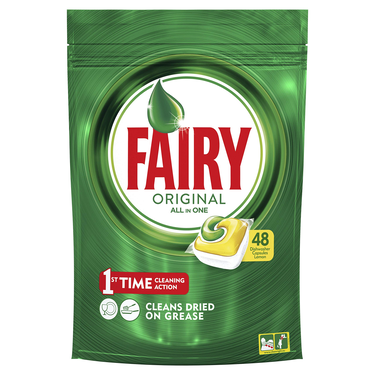 48 Dishwasher Tablets Original All in One Fairy