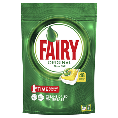 48 Pastilles pour Lave Vaisselle Original All in One  Fairy