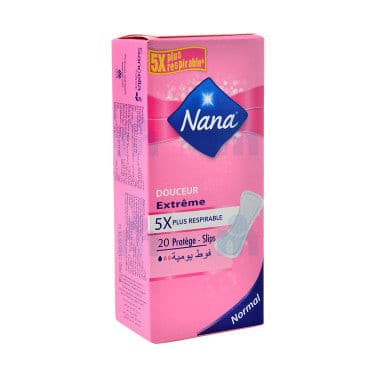 20 Panties Liners Extreme Softness Normal Nana