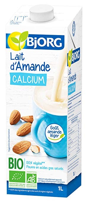 Organic Almond Calcium Almond Milk Bjorg 1L