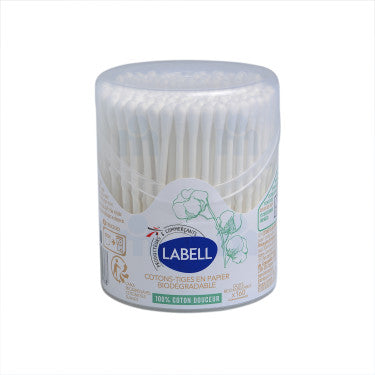 160 LABELL Biodegradable Paper Cotton Swabs