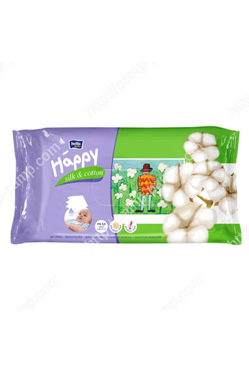 64 Happy Bella Baby Silk & Cotton Wipes