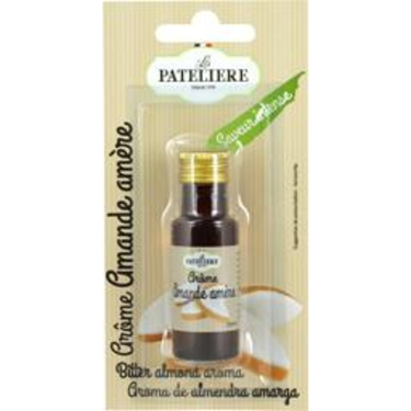 LA PATELIÈRE - Arôme Naturel d’Amande Amère - Fabrication Française - 100%  Naturel, Sans OGM - Arôme Alimentaire, Ingrédient pour Cuisine et