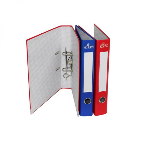 ليفر ملف جلد صناعي العمود الفقري 40 ملم مقاس 32X28 سم بدون خرامة SICLA