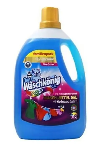 منظف جل سائل للغسيل Color Der Waschkönig (110 غسلة) 3.305 لتر