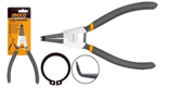 Pince Circlips Extérieur à Tête Courbée INGCO 180mm Taille: 7 "" / 180 mm