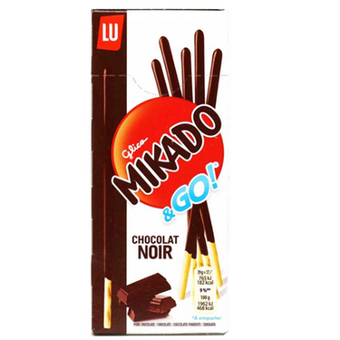 Biscuits Nappés De Chocolat Noir LU Mikado & Go 39 g