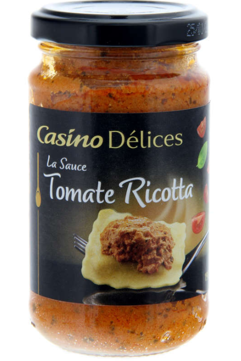 Sauce Tomates Ricotta Basilic  Casino 190 g
